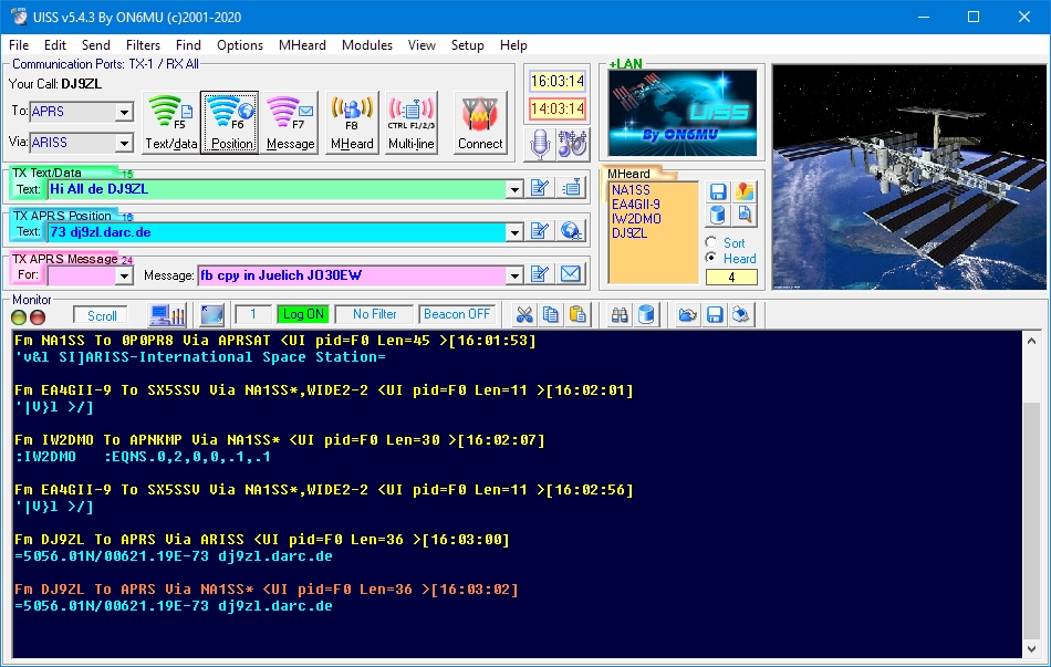 UISS packet program